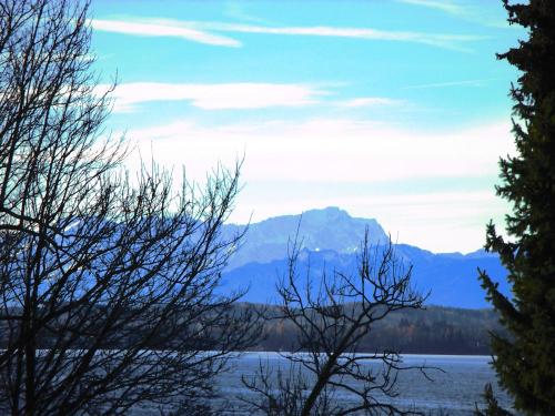 Zugspitze vom Apartmentbalkon