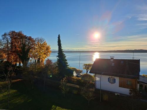 Blick vom Balkon