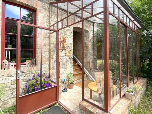 Eingang zu den Ferienwohnungen