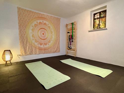 Yoga- und Sportbereich