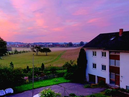 Der blick vom Balkon